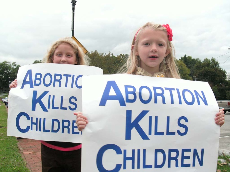 Abortion kills  